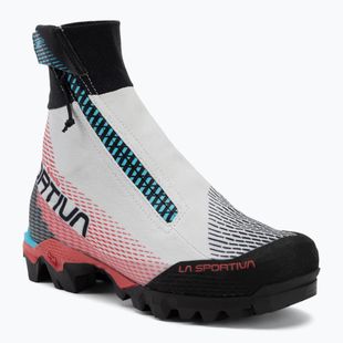 Women's mountaineering boots La Sportiva Aequilibrium Speed GTX white/hibiscus