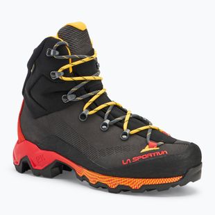 Men's trekking shoes La Sportiva Aequilibrium Trek GTX carbon/yellow