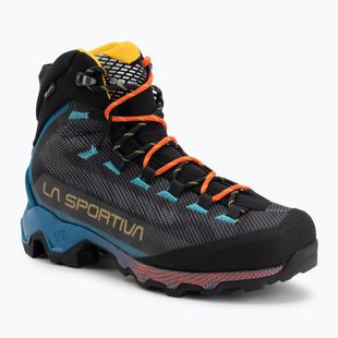 Men's trekking boots La Sportiva Aequalibrum Hike GTX carbon/tropic blue