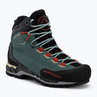 Women's mountaineering boots La Sportiva Trango Tech Leather GTX juniper/zest