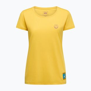 Women's T-shirt La Sportiva Climbing on the Moon giallo/viola