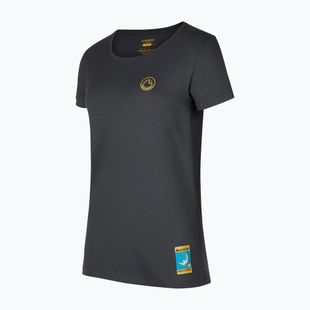 Women's T-shirt La Sportiva Climbing on the Moon black/yellow