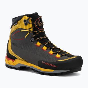 Men's mountaineering boots La Sportiva Trango Tech Leather GTX black/yellow