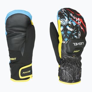 Ski gloves Level Race Replica Mitt black/yellow
