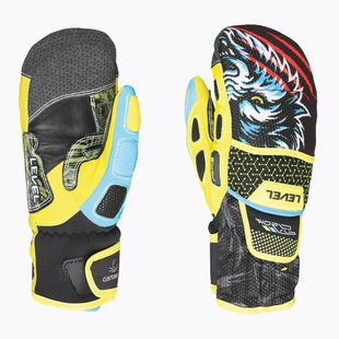 Children's ski gloves Level Worldcup Jr Cf Mitt yellow/blue