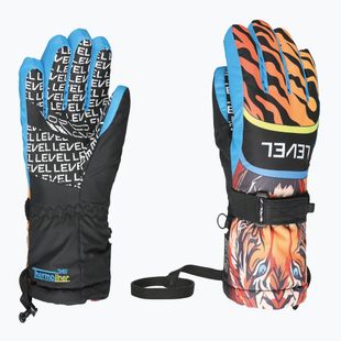 Children's snowboard gloves Level Junior logos