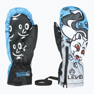 Children's ski gloves Level Lucky Mitt navy/grey