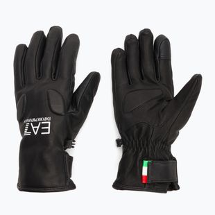 Men's ski gloves EA7 Emporio Armani Ski Technical no rings black