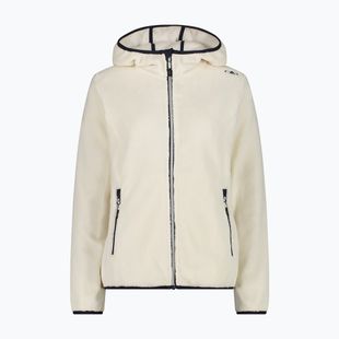 CMP women's sweatshirt 38P1546 b.co gesso/ b. blue