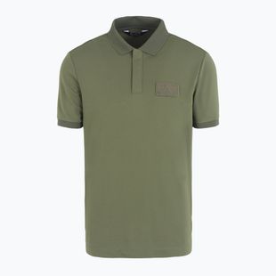 Men's EA7 Emporio Armani Train Lux Polo Modal beetlee T-shirt