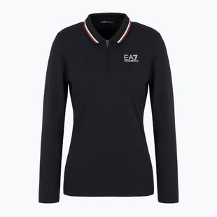 Women's EA7 Emporio Armani Golf Pro Polo Longsleeve black