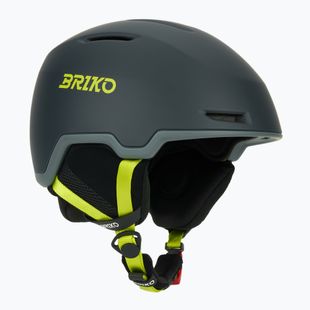 Ski helmet Briko Aran matt shark gray/light gray/electric lime