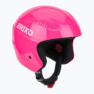 Children's ski helmet Briko Elias Jr shiny neon pink