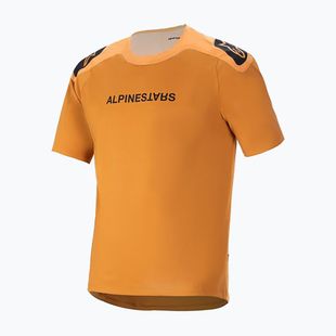 Men's Alpinestars A-Aria Polartec Switch cycling jersey dark gold