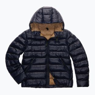 Men's jacket Blauer USA Adams blue inside tobacco