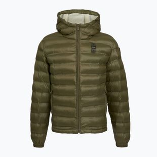 Men's jacket Blauer USA Charles dark olive inside mist grey