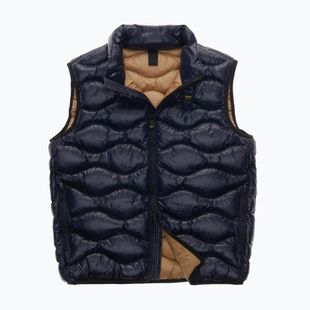 Men's gilet Blauer USA Danny black inside beige