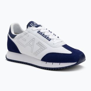EA7 Emporio Armani Black & White Vintage white/medieval blu shoes