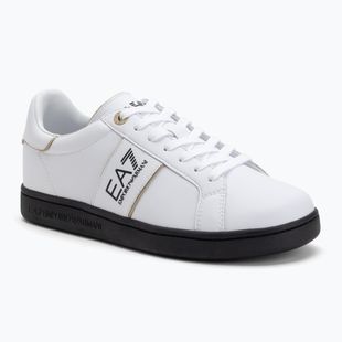 EA7 Emporio Armani Classic Logo white/gold/black shoes