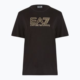 Women's EA7 Emporio Armani Train Visibility black/gold T-shirt