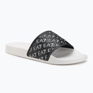 EA7 Emporio Armani Water Sports All Over black / white flip-flops