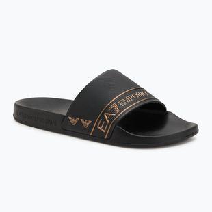 EA7 Emporio ArmaniWater Sports Tape flip-flops full black / gold