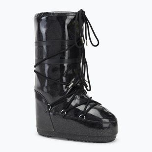 Moon Boot Icon Glitter black snow boots