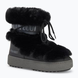 Moon Boot Ltrack Faux Fur snow boots black