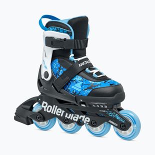 Children's rollerblades Rollerblade Microblade SL Jr black/sky blue