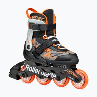 Children's rollerblades Rollerblade Microblade SL Jr black/orange