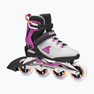 Women's inline skates Rollerblade Macroblade 84 W light grey/violet/orange