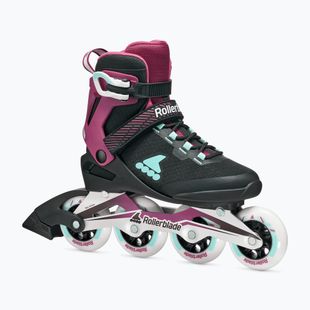Women's inline skates Rollerblade Macroblade 84 W black/burgundy/ocean green