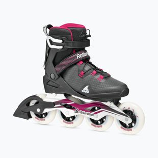 Women's inline skates Rollerblade Macroblade 90 W black/burgundy/ocean green
