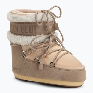 Women's snow boots Moon Boot Icon Low Pearly Plus pale peach/sand