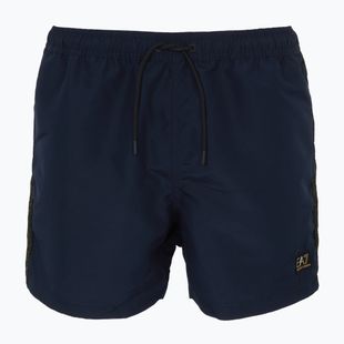 Men's EA7 Emporio Armani Gold Label Boxer swim shorts armani blue