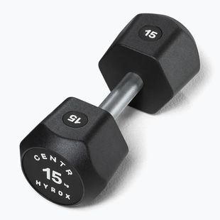 Dumbbell Centr Urethane Dumbbell Centr x Hyrox 15 kg black