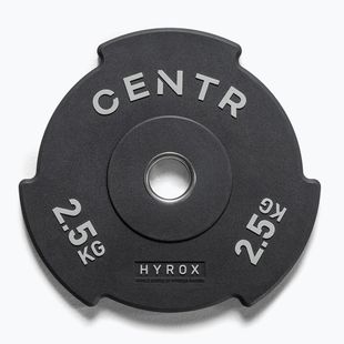 Bumper weight Centr Olimpijski Centr x Hyrox Interlocking Bumper Plate 2 pcs black