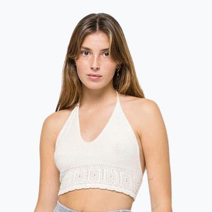 Women's top Kaotiko Tiran Crochet Menorca crudo