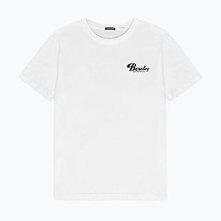Men's T-shirt Kaotiko Washed Bowling white