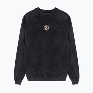 Men's sweatshirt Kaotiko Washed Celestial Disorder black