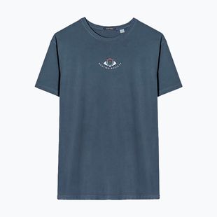 Men's T-shirt Kaotiko Washed Free Your Mind navy