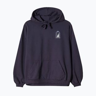 Men's sweatshirt Kaotiko Washed Trust Your Intuition dark lilac