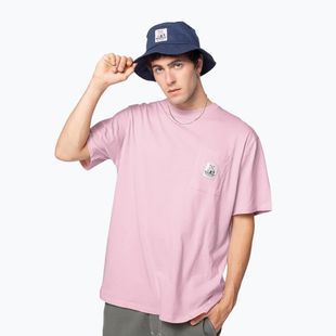 Men's T-shirt Kaotiko M / C Pocket Loving Bear gum pink