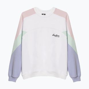 Women's sweatshirt Kaotiko Elina white / rosat / green / grape