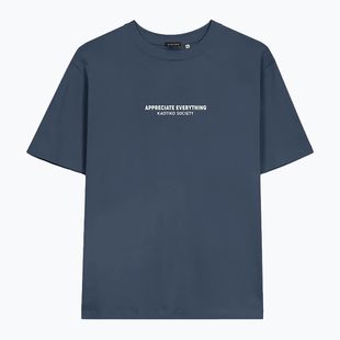 Men's T-shirt Kaotiko Washed Expect Nothing navy