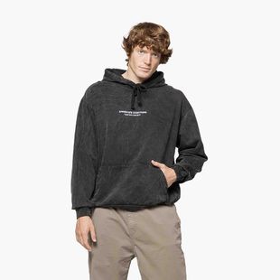 Men's sweatshirt Kaotiko Washed Expect Nothing black