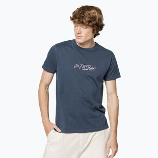 Men's T-shirt Kaotiko M / C Washed On Vacation navy