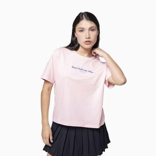 Women's T-shirt Kaotiko M / C Washed Good Things pink