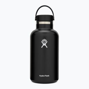 Hydro Flask Wide Flex Cap 64 Oz 1892 ml black travel bottle