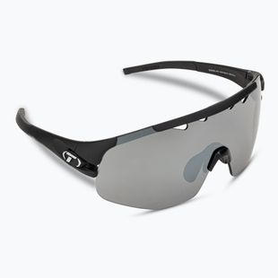 Tifosi Sledge Lite matte black/smoke/ac red/clear cycling glasses